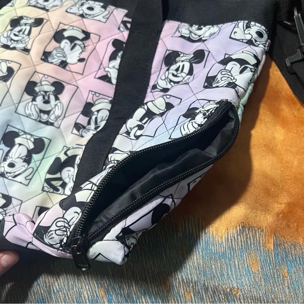 Disney Minnie Mouse Bio World Quilted Tote Bag Pastels   Minnie Photo frame - Image 6