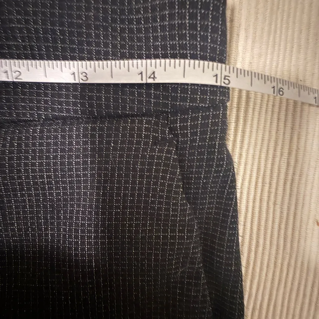 Hilary Radley Black Pinstripe Straight-Leg Pants Women’s Size Small - Image 7