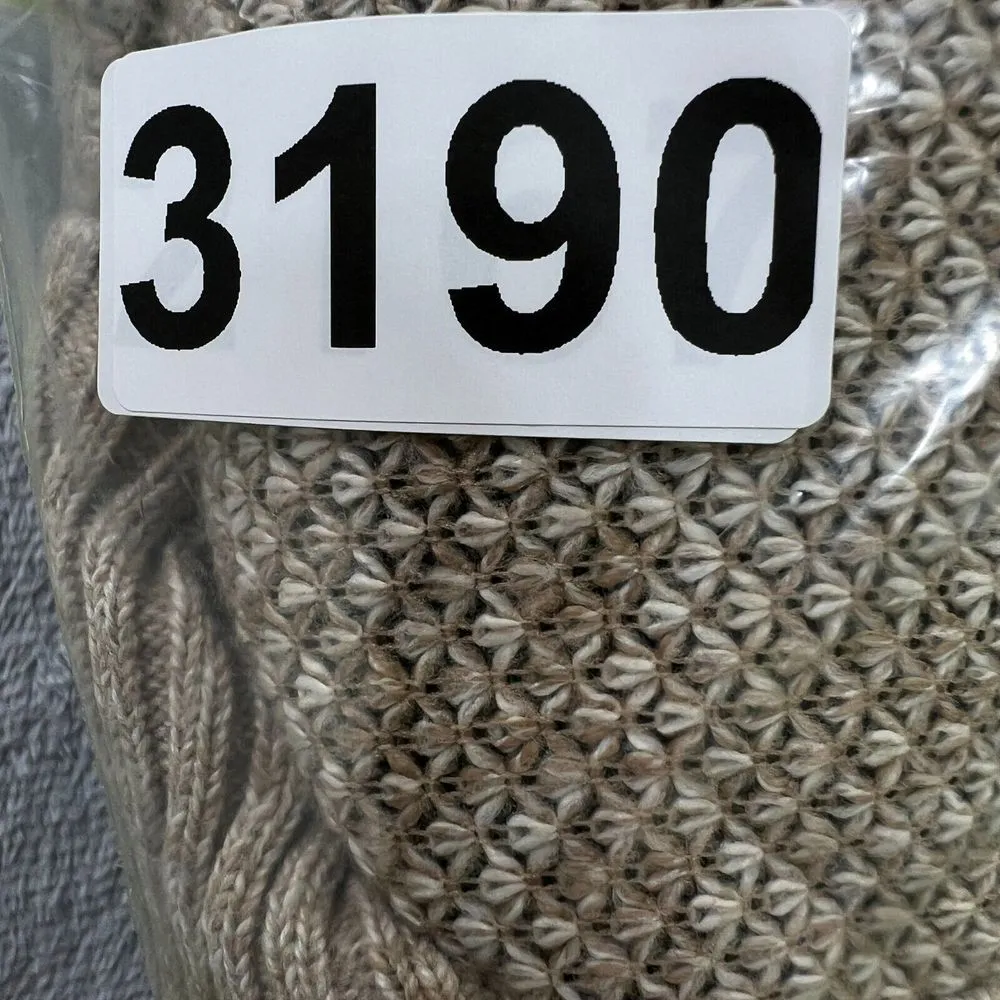 Buffalo David Bitton Mens Small Westony Knit Full Zip Jacket Brown Check Lined - Image 13