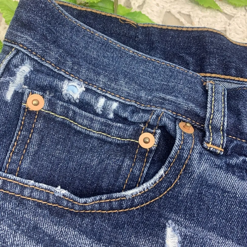 Urban Outfitters BDG Button Fly Distressed Shorts - Image 5