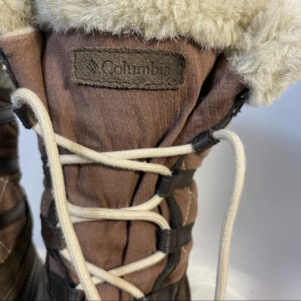 SNOW BOOTS FUR LINED GOOD PRE-owned Condition Size 8 1/2 Refer to pics - Image 7