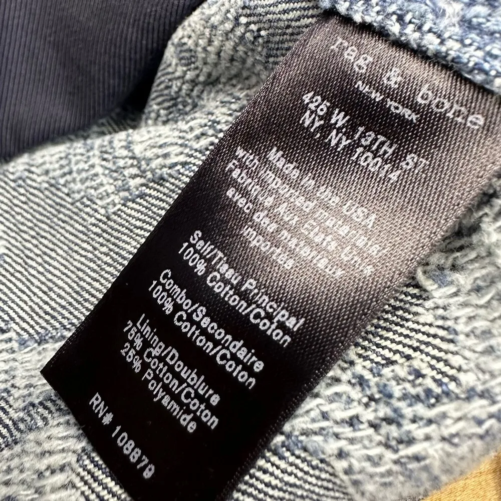 NWT Rag & Bone Indigo Esmond Laser Cut Dress XS - Image 8