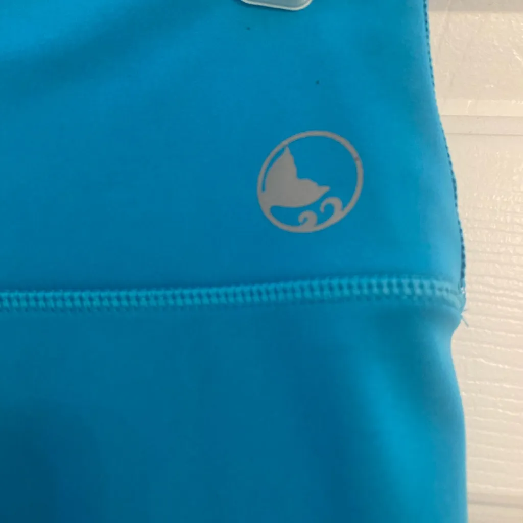 Reel legends Capri workout leggings Teal M - Image 5