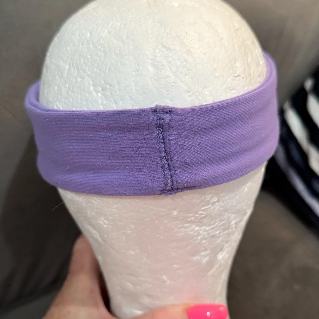 Lululemon Slipless Lavender Purple Headband - Image 4