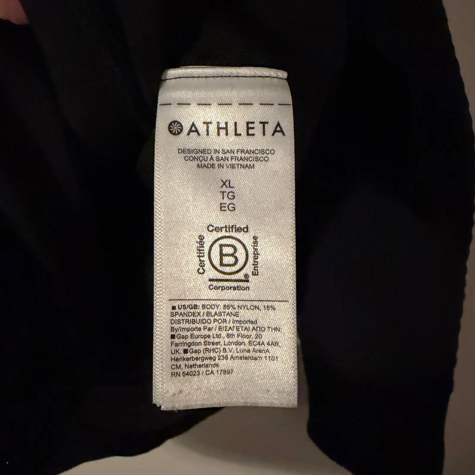 Athleta Salutation Jacket Zip Up Athletic Stretchy Workout Size XL - Image 5