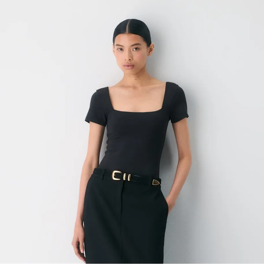 Aritzia  Original Contour Squareneck Bodysuit - Image 8