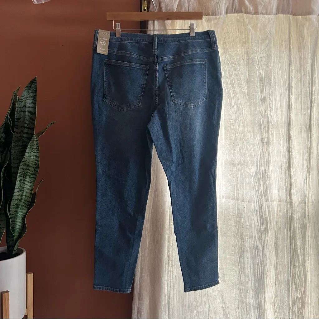 Madewell High-Rise Skinny Crop‎ Jeans in Bradfield Wash $138 NWT See Size Info - Image 5