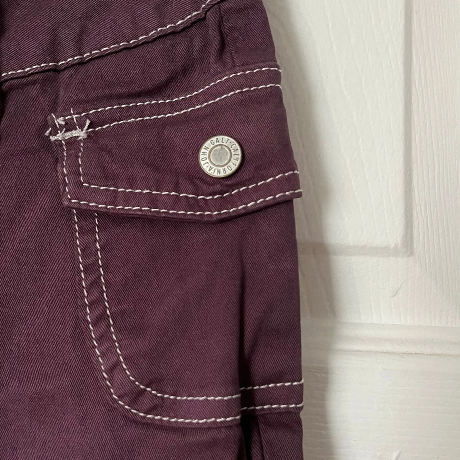 J. Galt Y2K Style Contrast Stitch Bootcut Pants - Size S - Image 3