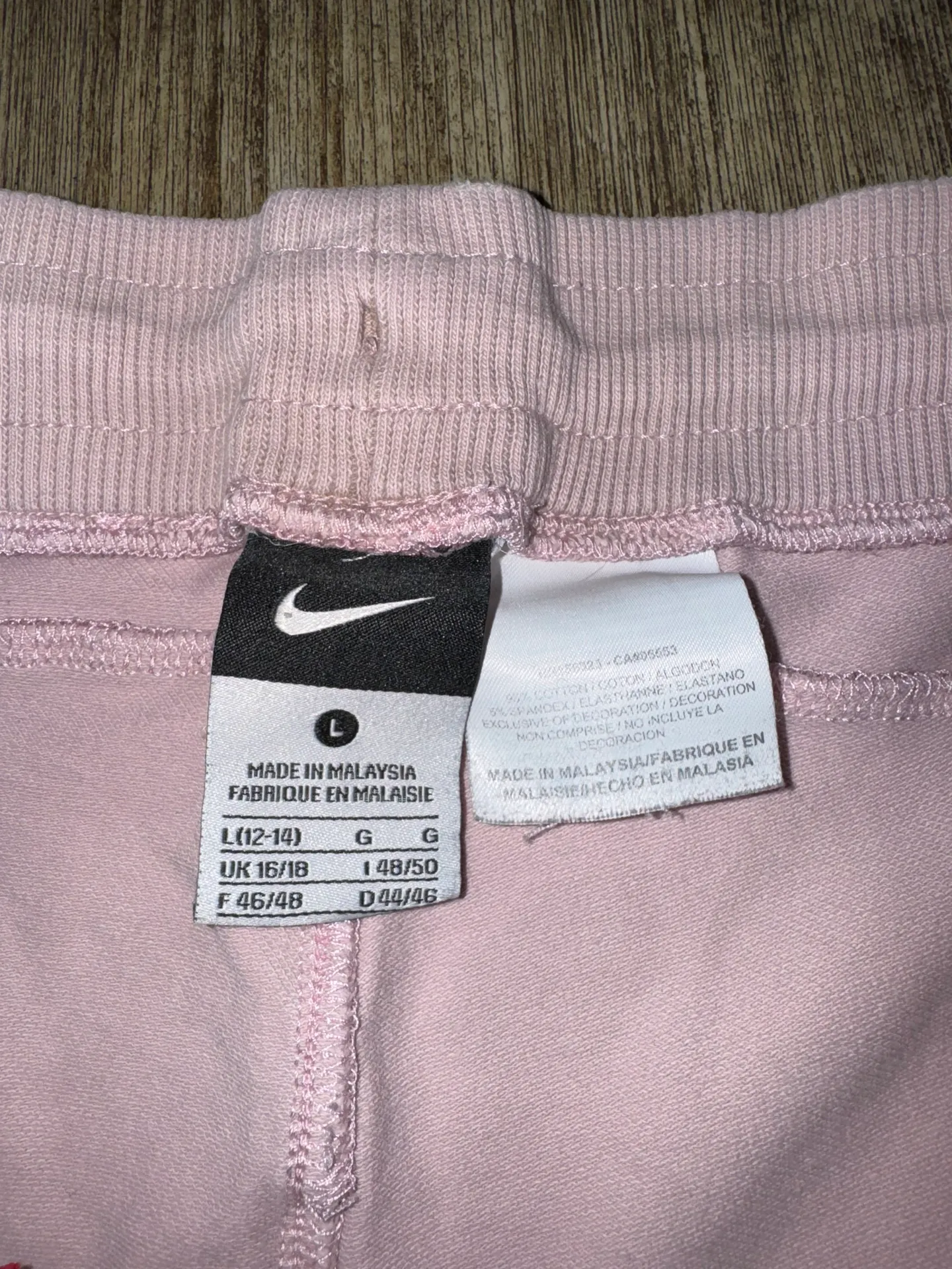 Pink Sweat Shorts - Large - Image 2