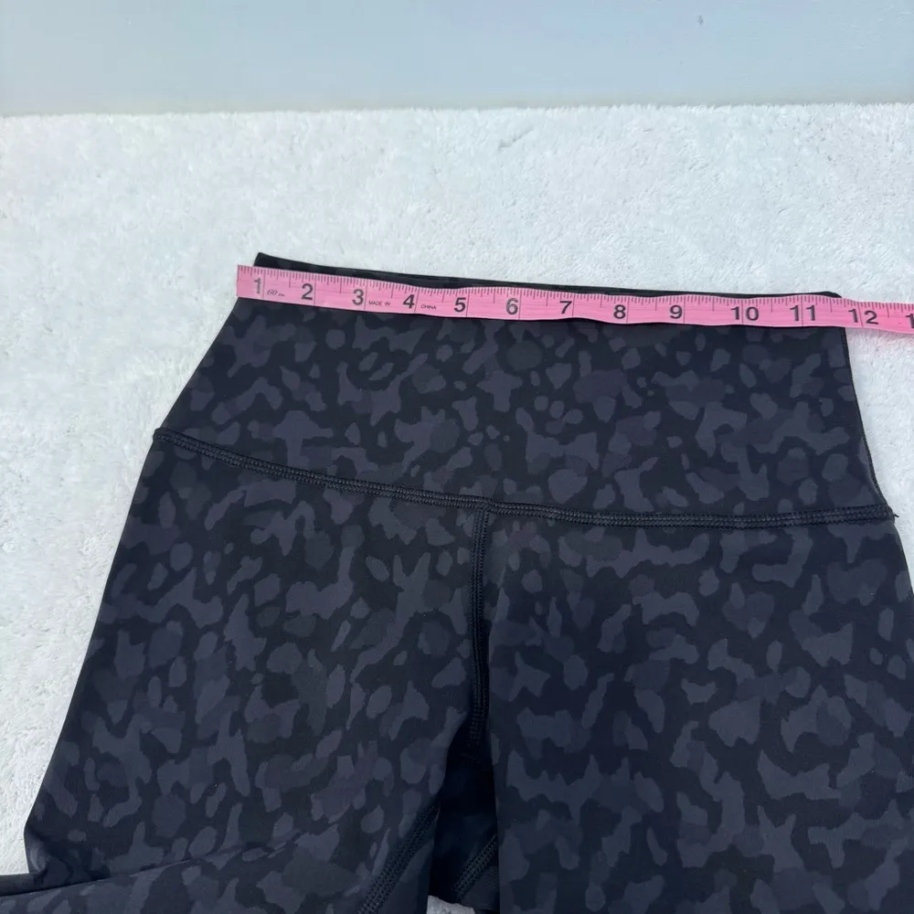 Lululemon  Align High-Rise Crop Intertwined Camo Deep Coal Multi size 4 - Image 9