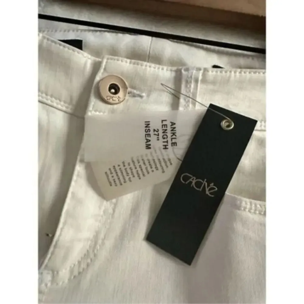 Cache Ankle Length Skinny Size 6‎ NWT White - Image 3