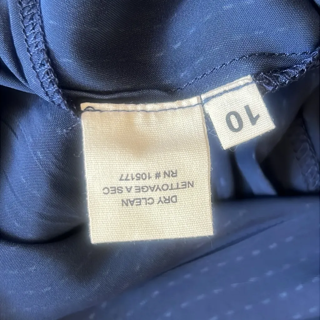 Ulla Johnson Giselle Plissé-Satin Ruffled Tiered Mini Dress Navy Size 10 - Image 8