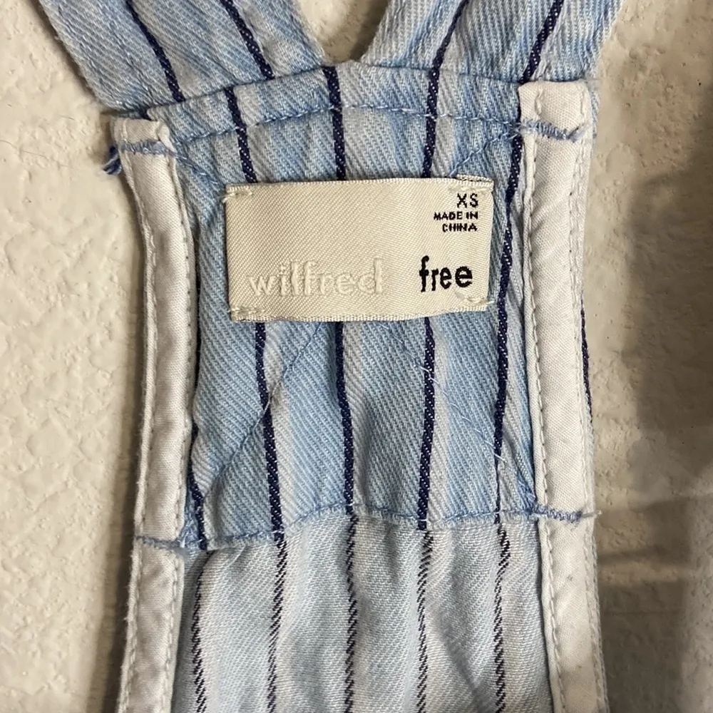 WILFRED free Beatriz romper blue stripe size XS - Image 2