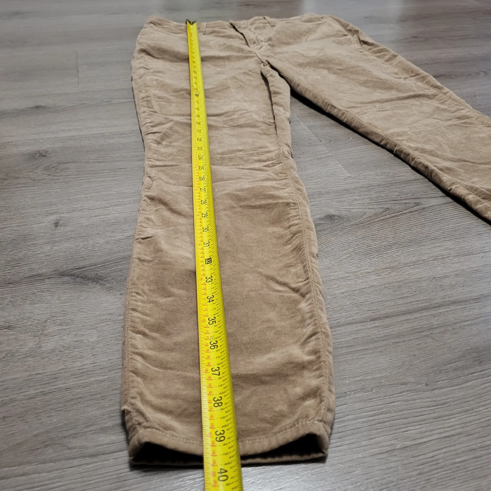 L'AGENCE MONIQUE Ultra High Rise Skinny Corduroy Pants Dark Cappuccino Size 31 - Image 6