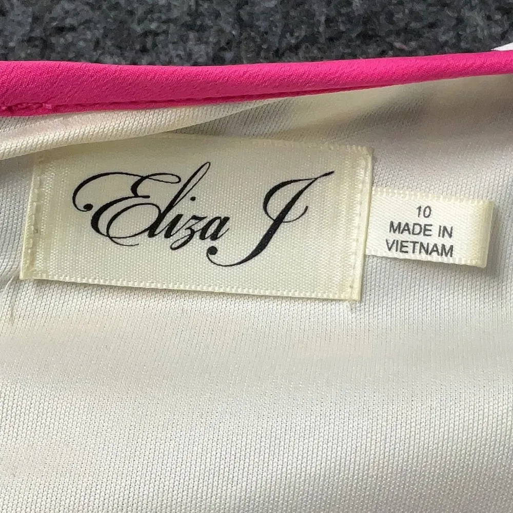 Eliza J Nordstrom Colorful Moroccan Medallion Mirror Image Shift Dress Size 10 M - Image 5