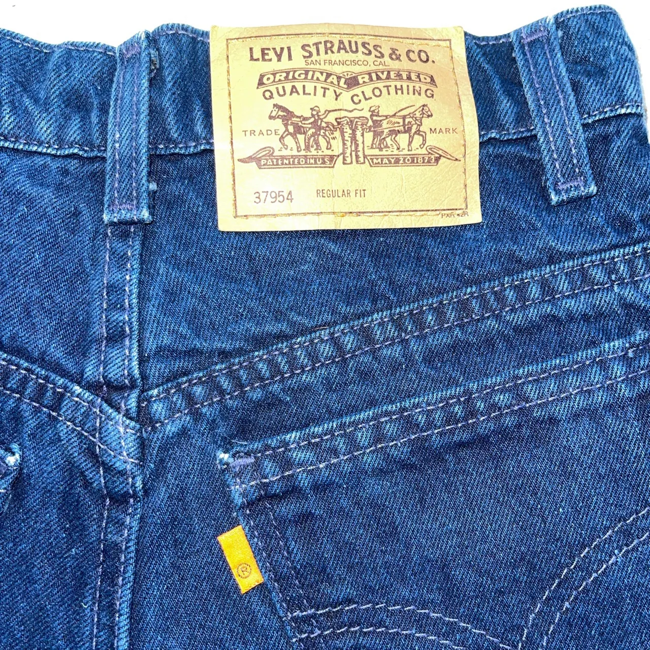 vintage  852 cuffed jean shorts - Image 3