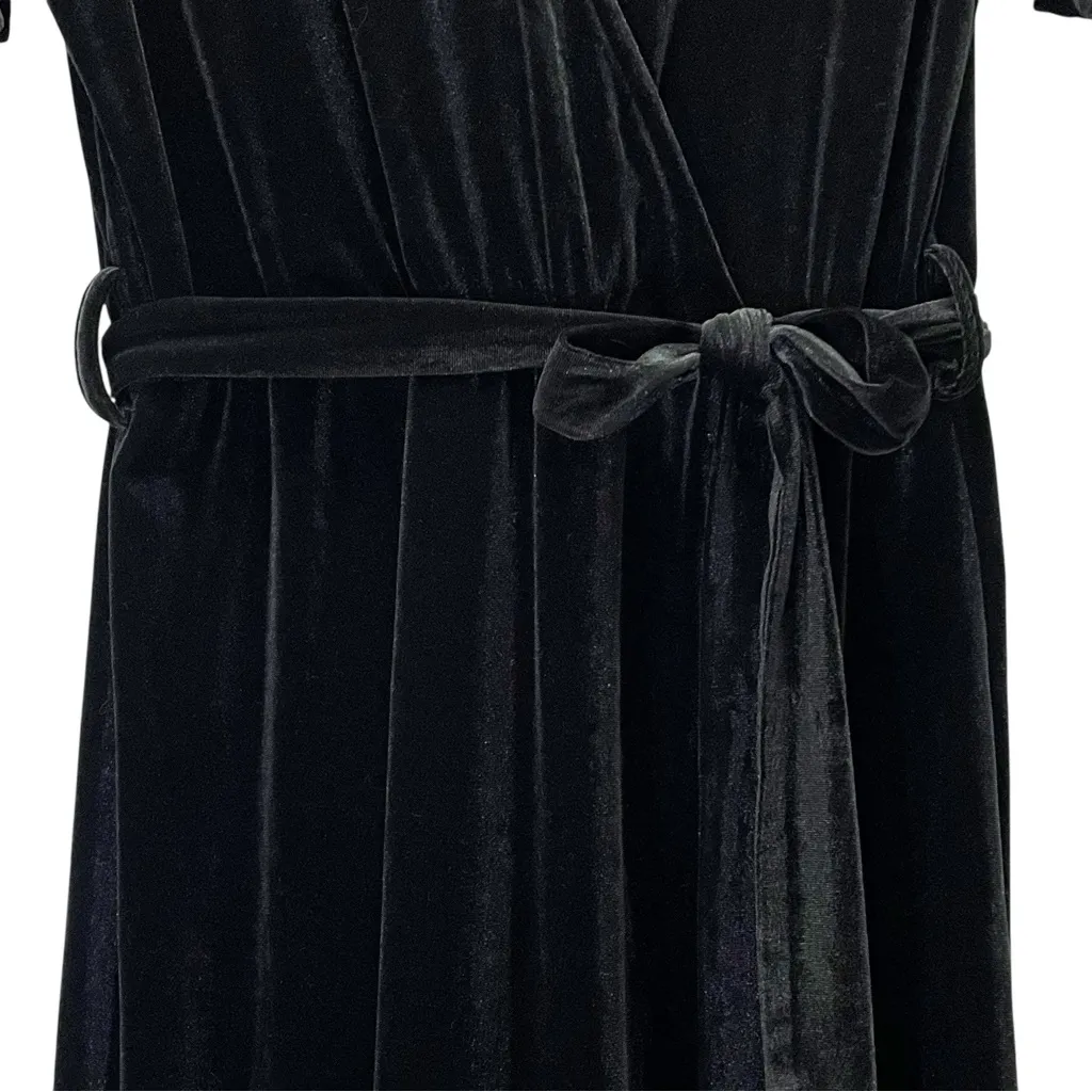 NWT Baltic Born Nadine Velvet Midi Dress Black Size Medium Party Wedding Holiday - Image 10