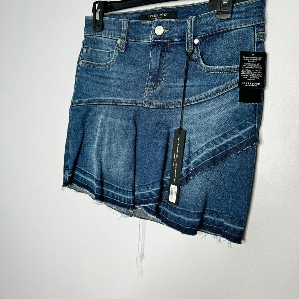 Liverpool Ruffle Skirt w/ Let Down Hem size 26/2 - Image 3