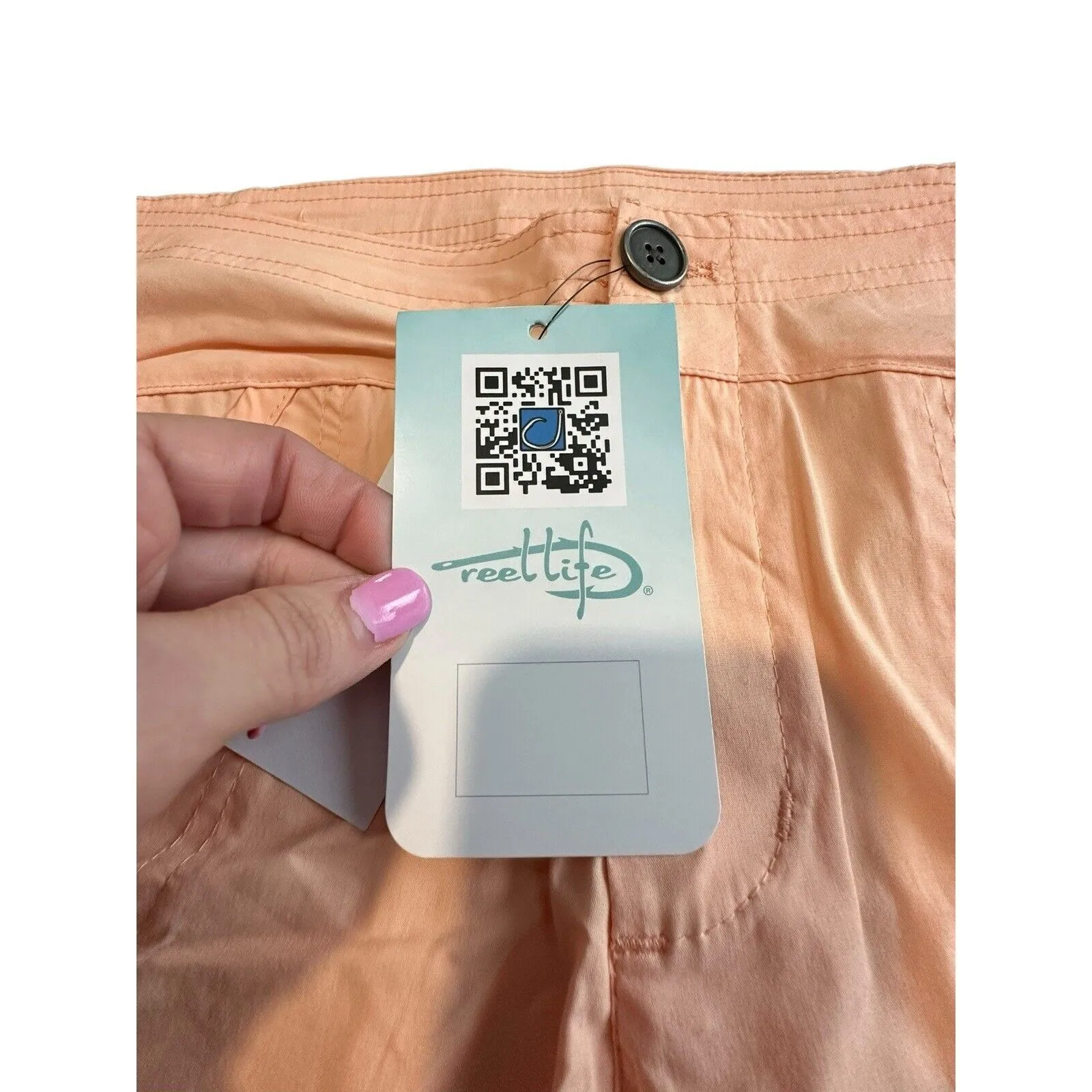 NWT Reel Life Shorts Women’s Size Large‎ Peach Quartz Lightweight Board #GH7 - Image 3