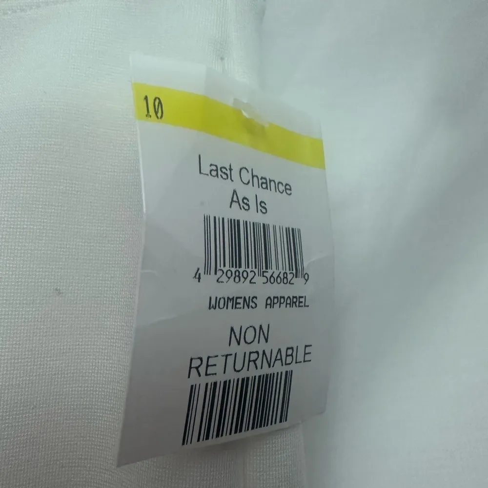 Eileen Fisher Washable Flex Ponte Pants Size 3X White Slim Fit Pull On NWT - Image 7