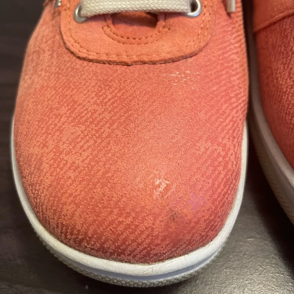 Fidelio Hallux Haley Womens Shoes Lace/zip up Suede Leather US 8.5 UK6 Red/Orang Red - Image 3