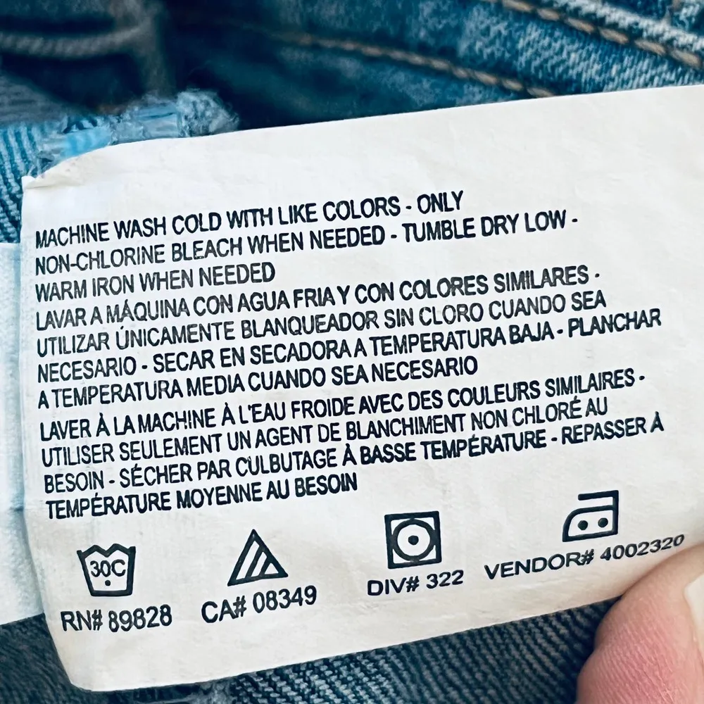 Bandolino Denim Decorative Jacket Petite New M - Image 10