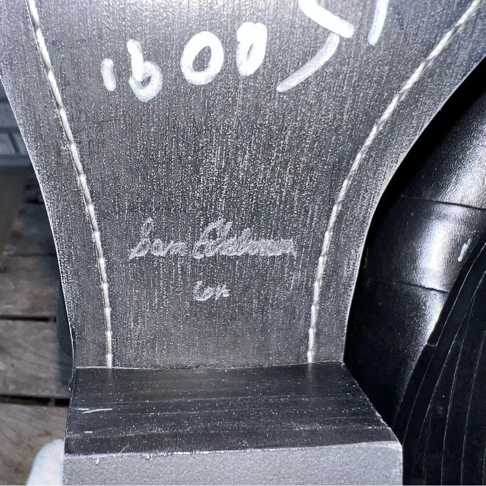 Sam Edelman Bellamie Black Leather Boots Size 6.5 NWOT - Image 12