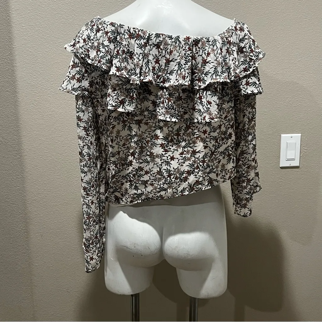 Rebecca Minkoff Floral off the Shoulder blouse - Image 7