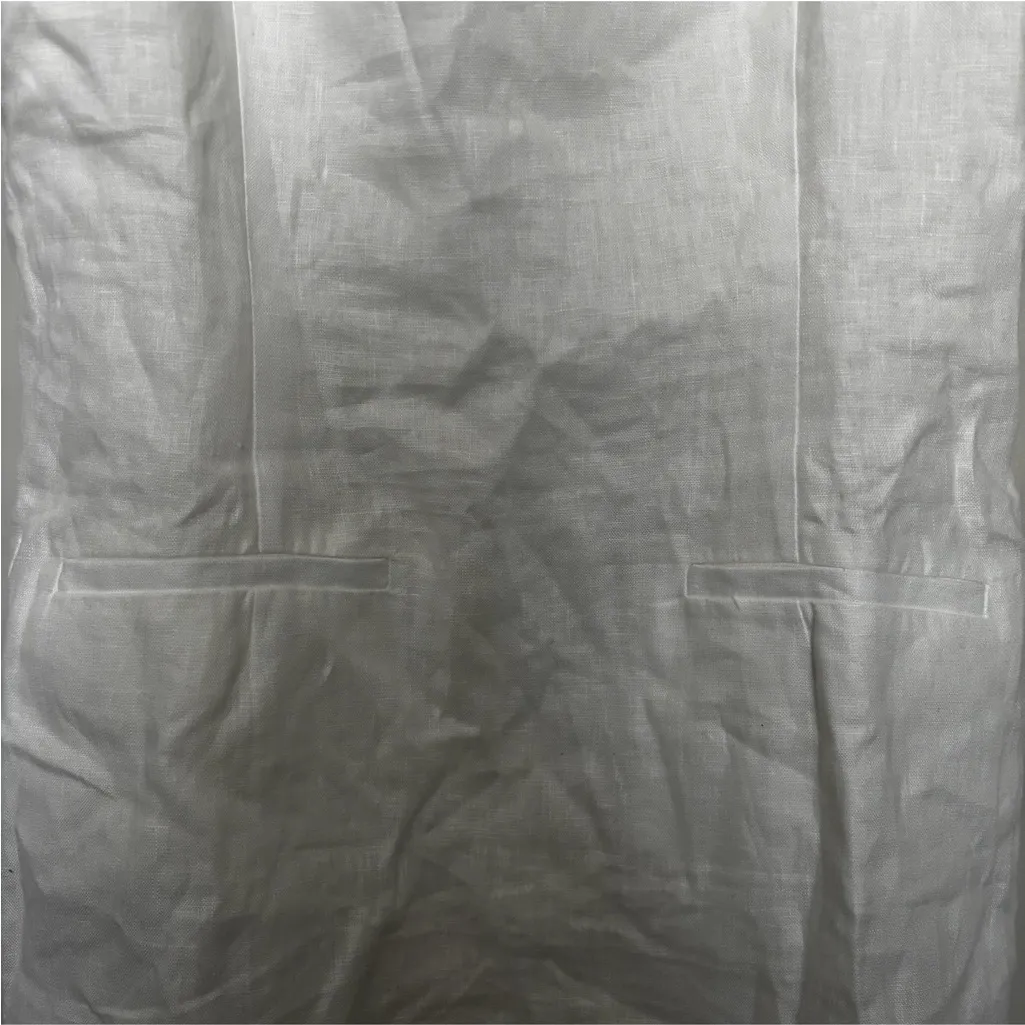 Reformation Phillipa White Linen Mini Dress Size 12 - Image 5