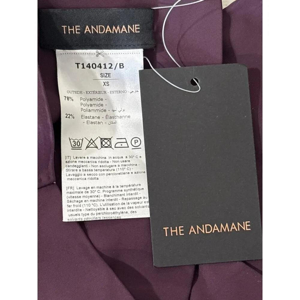 The Andamane Holly 80's Leggings in Rouge Noir X - Image 10