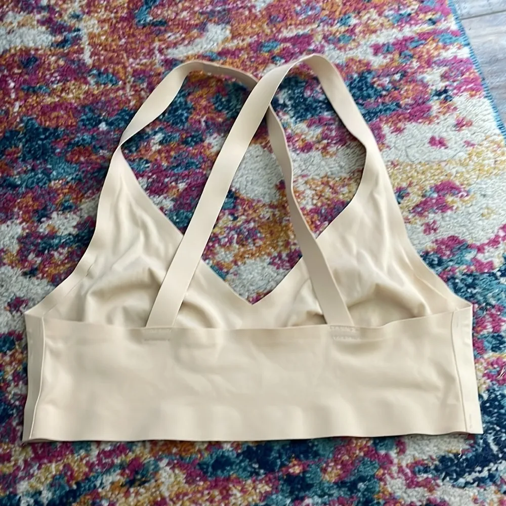 Lively Sleek Crossback Bralette Toasted Almond Tan - Image 9