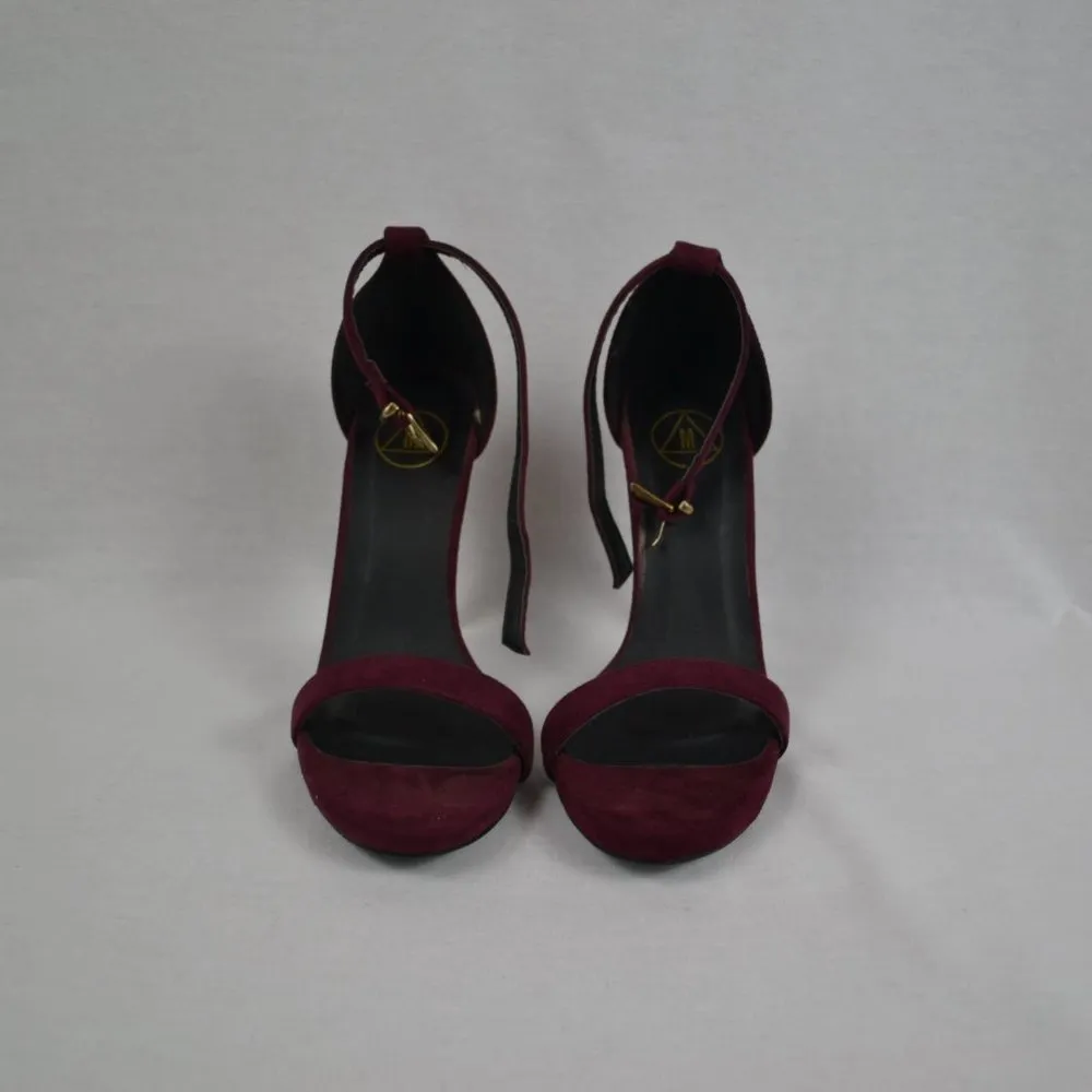 Missguided gold trim barely there heel - Image 8