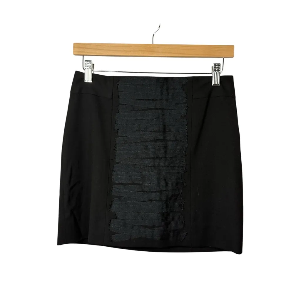 Gap Women’s Low Rise Ribbon Accent Mini Skirt in Black Size 00 - Image 3