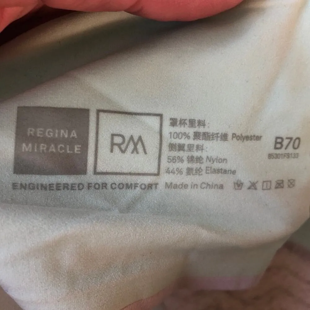 Regina Miracle Mint & Grey Bra B70 Green Size undefined - Image 7