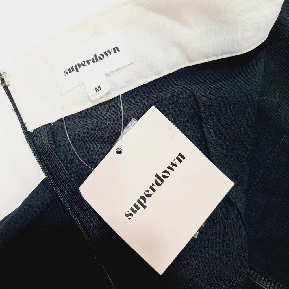 Superdown Laurien Cross Front Jumpsuit in Black Medium - Image 9