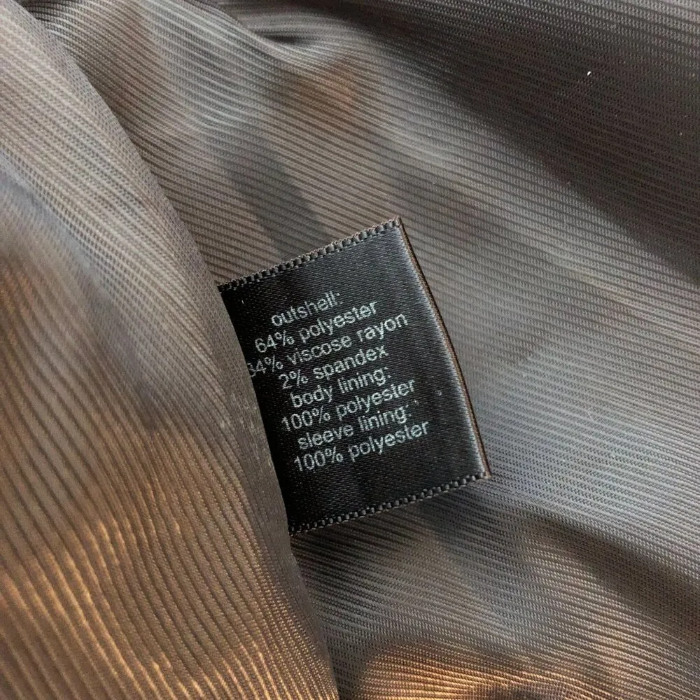 The Limited Womens Blazer Jacket 2 Button Office Career Wear Brown 0 - Image 4