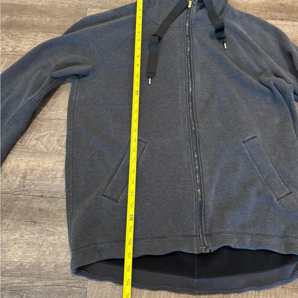 Lululemon Dark Grey Principle Dancer Hooded Zip Up Sweatshirt - Image 10