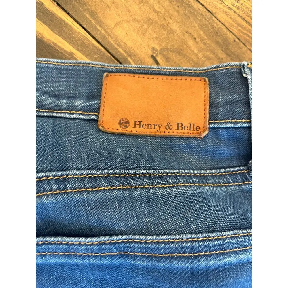Henry & Belle Jeans Capri Women 29 Stretchy Comfy Casual Spring Summer Vacation Blue - Image 11