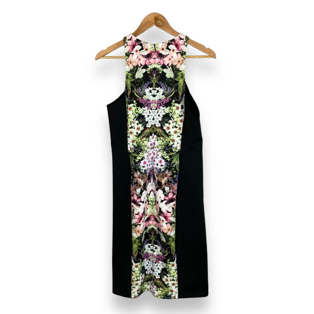 Maggy London Sheath Dress Print Graphic Sleeveless Stretch Floral Size 12 Women‎ - Image 5