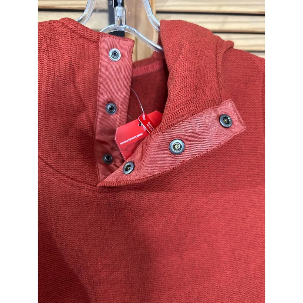 Brand New The North Face Women's Small Knit Stitch Ketchup Red Pullover Hoodie - Image 12