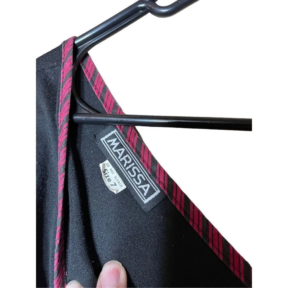 Vintage 80’s Marissa Jumpsuit Size 7‎ Red - Image 6