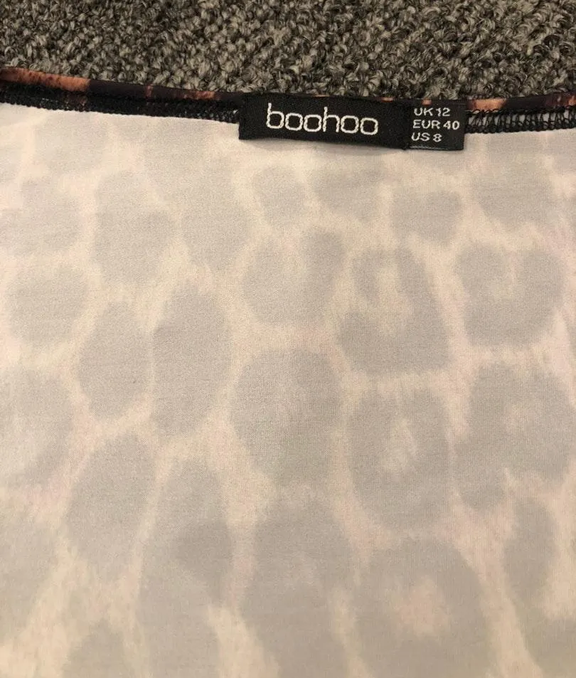 Boohoo Cheetah Print Crop Top - Image 5