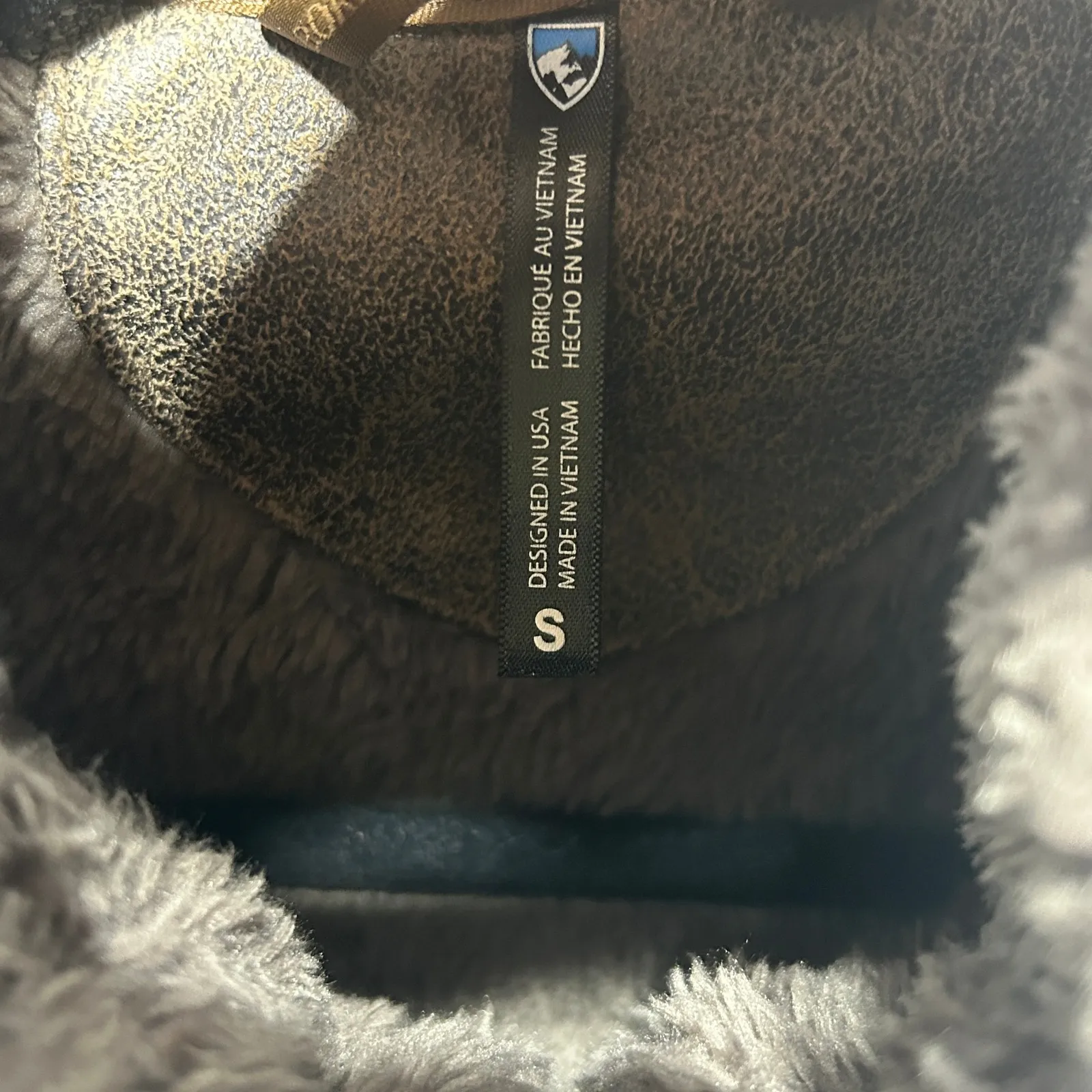 KUHL Flight Women's Breen High Pile Sherpa Fleece Stowaway Hood Full Zip - Small - Image 7