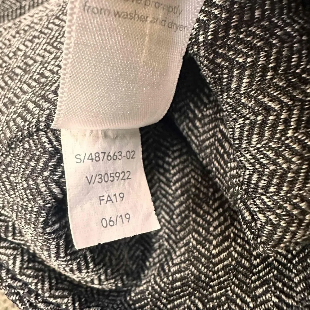 Athleta Delancey Herringbone Slim Fit High-Waisted Pants Tights Size Small - Image 7