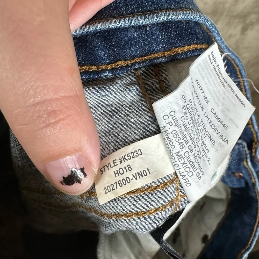 Madewell 10" High-Rise Skinny Jeans:‎ Cutout Tulip Hem Edition Size 32 Tall - Image 10