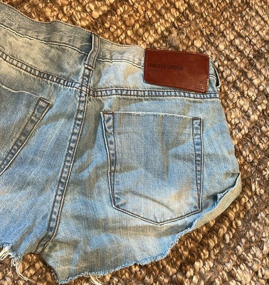 One Teaspoon Blue Denim Shorts Size 26 - Image 8