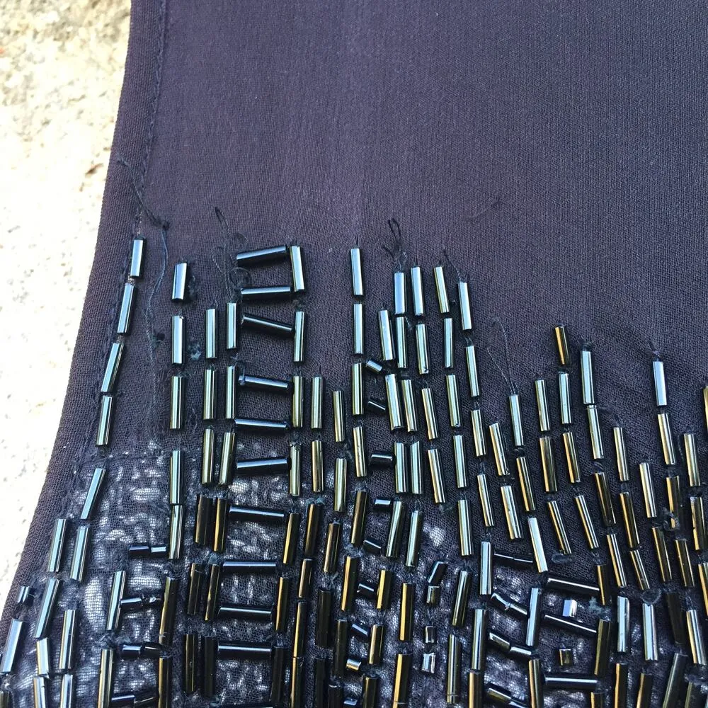 Peter Nygard Beaded Boucle Sleeveless Dress 10 - Image 5