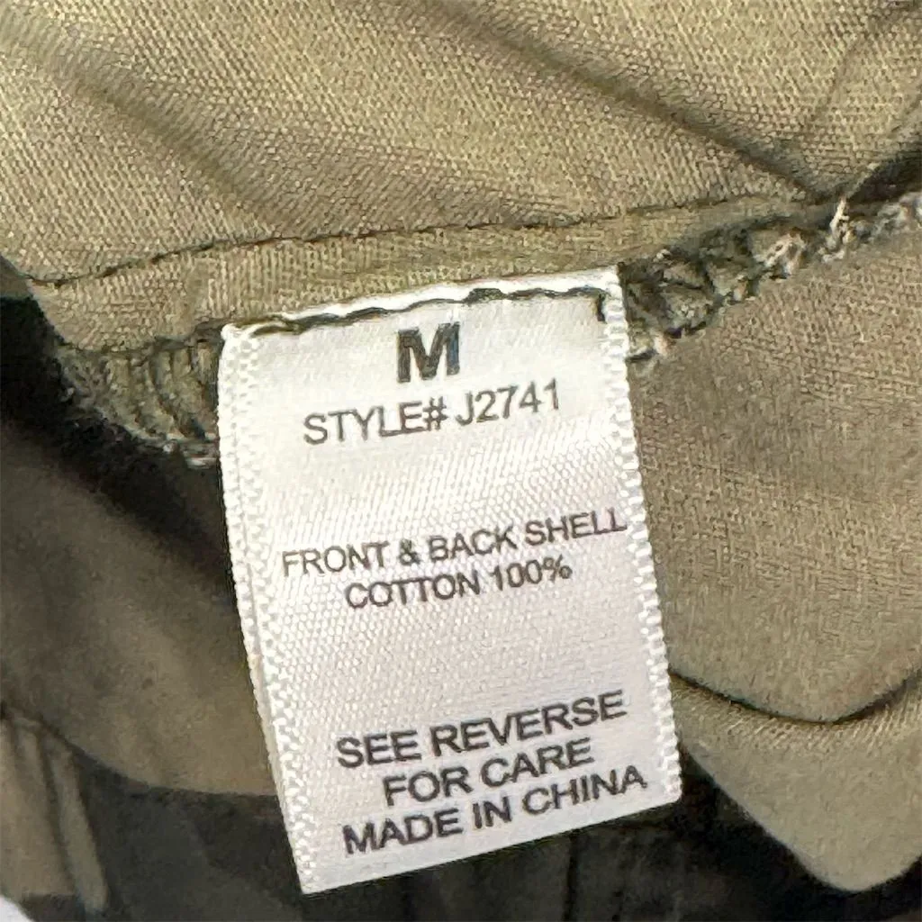 Active USA Olive Camo Utility Vest Hooded Sleeveless Jacket M NWT Military Style - Image 10