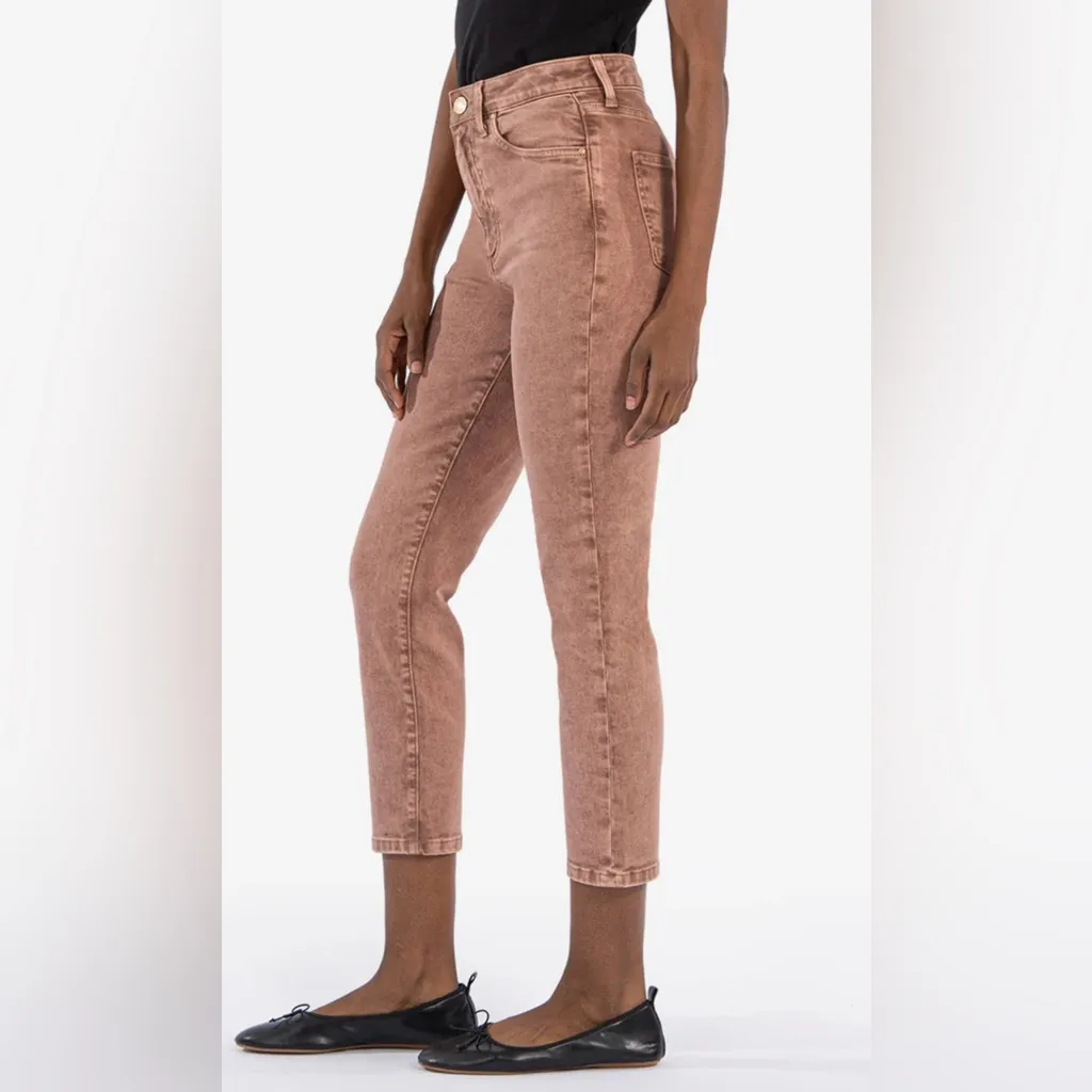 Kut from the Kloth Women's Brown Straight Leg Jeans 💞 - Image 13