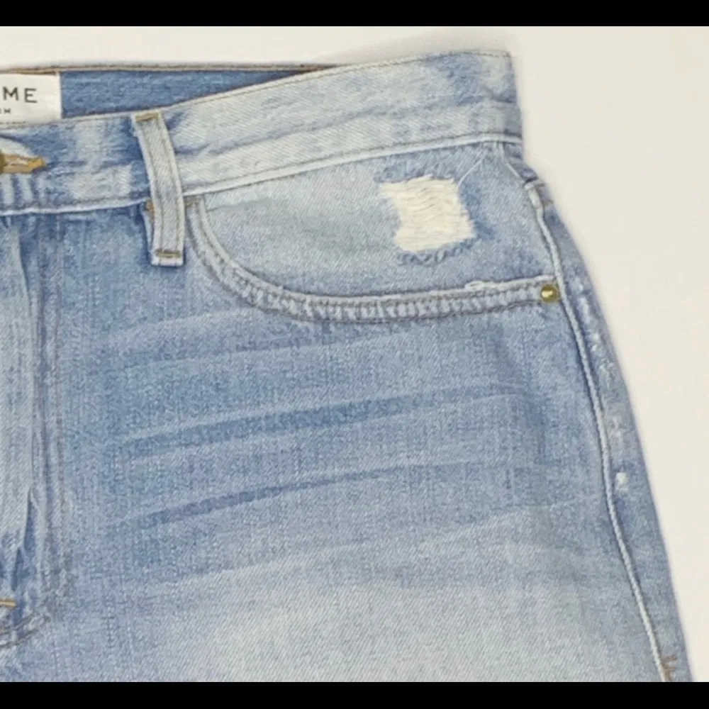 FRAME New Mini Distressed Skirt in Palmdale - Image 9